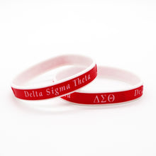 Load image into Gallery viewer, DST Silicone Bracelet – Delta Sigma Theta Sorority Wristband