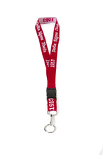 Load image into Gallery viewer, DST Lanyard – Delta Sigma Theta Sorority ID &amp; Key Holder